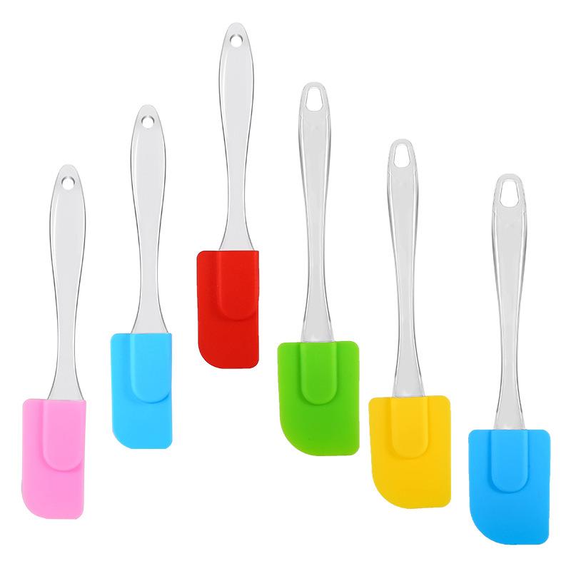 Transparent Silicone spatula with PP handle