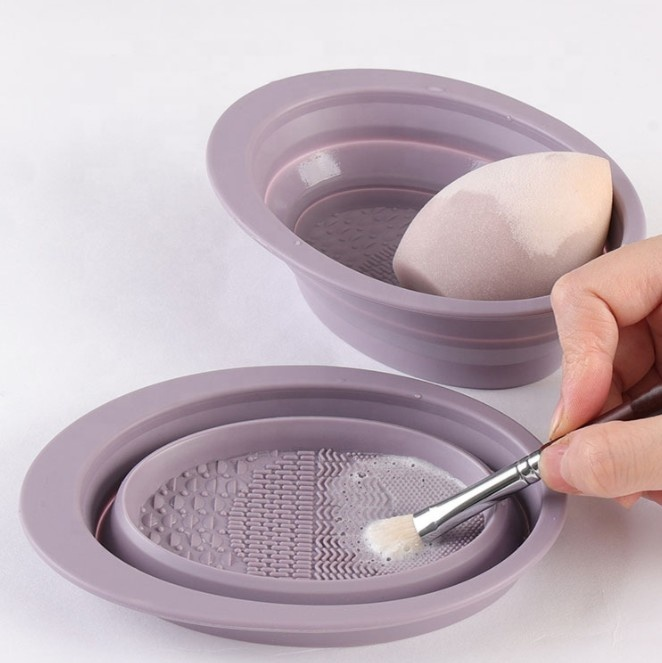 New design-----Silicone folding makeup bowl