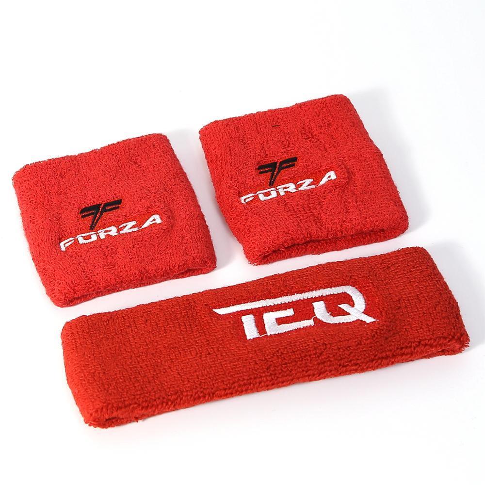 Cotton sports headband and wristband